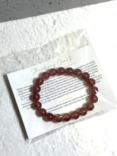 Load image into Gallery viewer, Strawberry Quartz Bracelet 10mm
